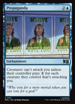 1x Propaganda NM Eng MTG - Marvel Super Heroes Commander - Image 1