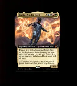 Cosmic Spider-Man (Extended Art) 271 Marvel's Spider-Man Magic: The Gathering NM - Image 1