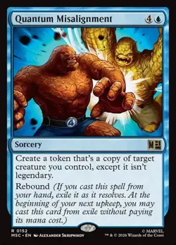 1x Quantum Misalignment NM Eng MTG - Marvel Super Heroes Commander - Image 1