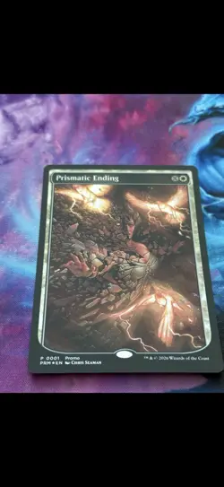 1x FOIL Prismatic Ending Promo Magic Con Store MTG - Image 1