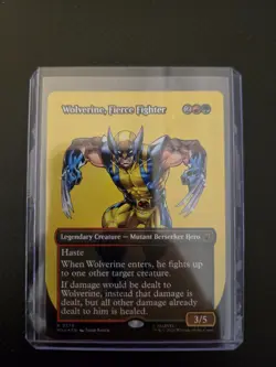 Magic: The Gathering Marvel Wolverine Fierce Fighter Foil Rare #0378 MTG MSH - Image 1
