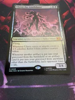 Ultron the Annihilator MSC 688 FOIL (MTG Marvel Super Heroes Commander 2026) - Image 2