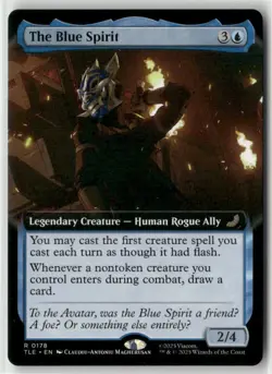 MTG The Blue Spirit 0178 Regular (Extended Art) Avatar TLE NM - Image 1
