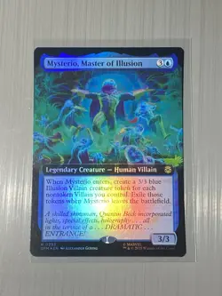 Mysterio, Master of Illusion (Extended Art) #253 (Foil) NM Spider-Man Magic MTG - Image 1