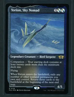 Yorion, Sky Nomad - Etched Foil - Magic MTG 2023 Multiverse Legends NM - Image 1