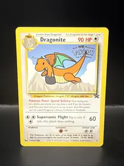 Pokemon TCG Dragonite #5 Black Star Promo, WB the First Movie, Stamped Card - Image 1