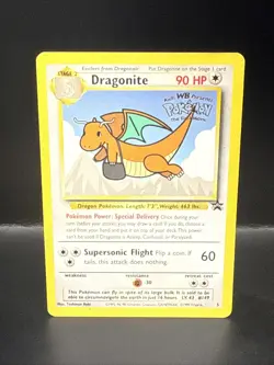 Pokemon TCG Dragonite #5 Black Star Promo, WB the First Movie, Stamped Card - Image 2