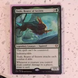 Toski, Bearer of Secrets MTG Magic Legendary Creature Squirrel Rare 1/1 - Image 1