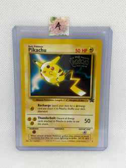 Pikachu Black Star Promo 4 The First Movie Pokemon Trading Card - Image 2