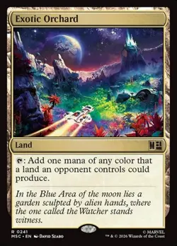 1x Exotic Orchard NM Eng MTG - Marvel Super Heroes Commander - Image 1
