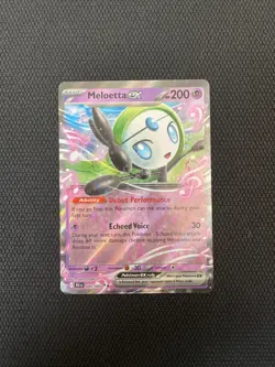 Meloetta ex 044/086 - S&V: Black Bolt Double Rare Holo Card - Pokemon TCG (NM) - Image 1
