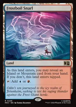 1x Frostboil Snarl NM Eng MTG - Marvel Super Heroes Commander - Image 1