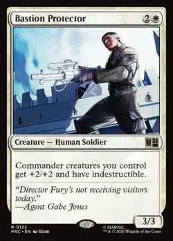 1x Bastion Protector NM Eng MTG - Marvel Super Heroes Commander - Image 1