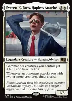 1x Everett K. Ross, Hapless Attache NM Eng MTG - Marvel Super Heroes Commander - Image 1