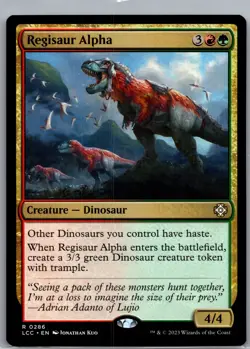 Regisaur Alpha R Commander: The Lost Caverns of Ixalan 286 NM Normal - Image 1