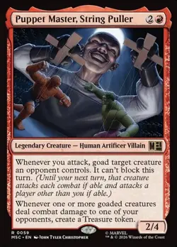 1x Puppet Master, String Puller NM Eng MTG - Marvel Super Heroes Commander - Image 1