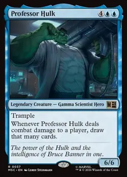 1x Professor Hulk NM Eng MTG - Marvel Super Heroes Commander - Image 1