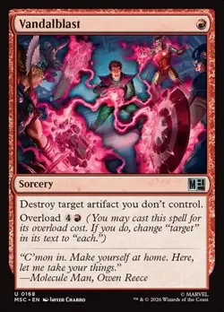 1x Vandalblast NM Eng MTG - Marvel Super Heroes Commander - Image 1