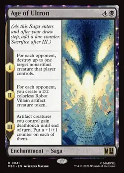 1x Age of Ultron NM Eng MTG - Marvel Super Heroes Commander - Image 1
