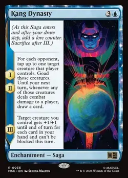 1x Kang Dynasty NM Eng MTG - Marvel Super Heroes Commander - Image 1