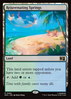 1x Rejuvenating Springs NM Eng MTG - Marvel Super Heroes Commander - Image 1