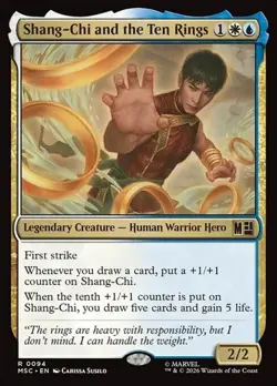1x Shang-Chi and the Ten Rings NM Eng MTG - Marvel Super Heroes Commander - Image 1