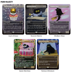 Purr Majesty by Vanessa Stockard, Secret Lair Non-Foil, Magic MTG Sealed - Image 2