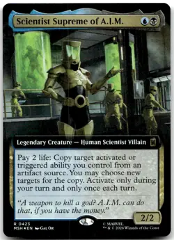 MTG Scientist Supreme of A.I.M. Marvel Super Heroes MSH #423 R Foil NM $SALE$! - Image 1