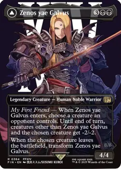 Magic Zenos yae Galvus (Borderless) [FIN - 384] Rare Near Mint - Image 1