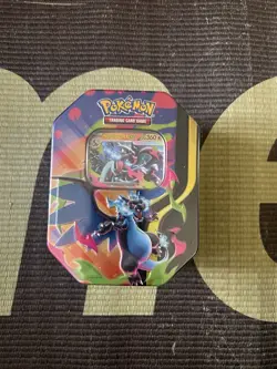 Mega Charizard Tin (Mega Charizard X) Pokemon Trading Card | Brand New / Sealed - Image 1