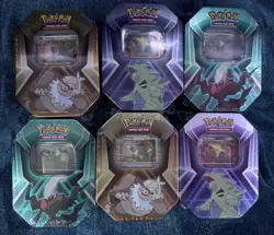 Pokemon Triple Whammy Tin Sealed 6-Pack Case-Factory Sealed - Image 1