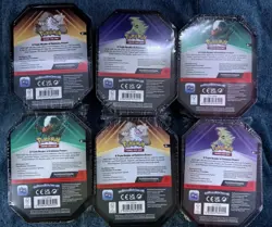 Pokemon Triple Whammy Tin Sealed 6-Pack Case-Factory Sealed - Image 2