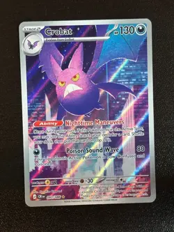 Crobat 093/086 Holo Illustration Rare Chaos Rising Pokemon Lightly Played - Image 1