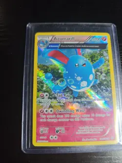 Pokemon TCG Pokemon Azumarill Azumarill Holo Rare Holo Full Art 104/160 NM - Image 3