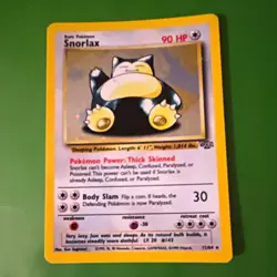 Wizards Jungle Snorlax 11/64 Holo Rare Unlimited English 1999 90 HP - Image 1