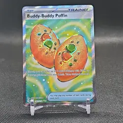Pokemon TCG: Mega Evolution - Buddy-Buddy Poffin (167/132) Full Art Holo Rare - Image 1