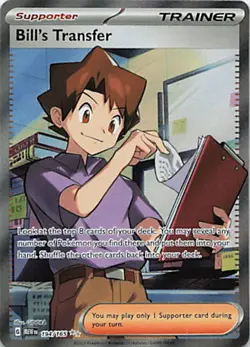Bill's Transfer MEW Holofoil 194/165 NM Ultra Rare - Image 1