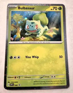 Bulbasaur #046 Promo Scarlet & Violet Promo Pokemon (COSMOS HOLO) - Image 3