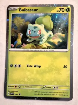 Bulbasaur #046 Promo Scarlet & Violet Promo Pokemon (COSMOS HOLO) - Image 5