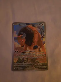 Tauros 96/86 Illustration Rare Pokemon Chaos Rising ME04 NM - Image 1