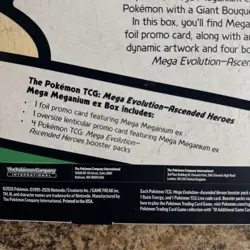 Pokemon Ascended Heroes Mega ex Boxes - Emboar & Meganium - Lot of 2 - SEE PICS - Image 4