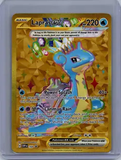 LAPRAS EX 164 HOLO PROMO SCARLET & VIOLET PROMO NM - Image 1