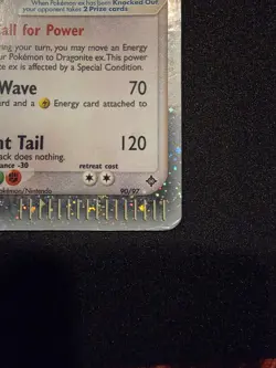 The Pokemon Company Pokemon TCG Dragonite ex 90/97 Dragon Ultra Rare Holo 150 HP - Image 4