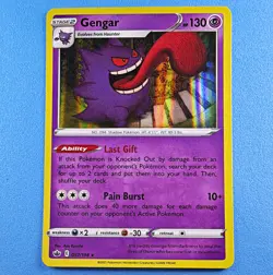 Gengar 057/198 Holo Rare Chilling Reign SWSH06 EN 2021 - Image 1