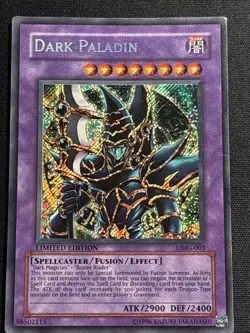 Dark Paladin DMG-001 Limited Edition Yu-Gi-Oh Secret Rare Promo Card Played MP - Image 1