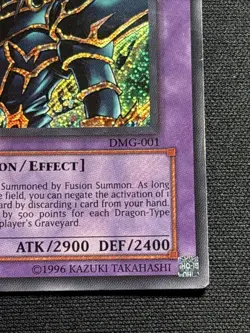 Dark Paladin DMG-001 Limited Edition Yu-Gi-Oh Secret Rare Promo Card Played MP - Image 4