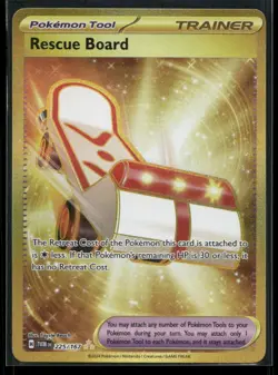 Rescue Board 225/167 Twilight Masquerade Holo NM/M Pokemon - Image 1