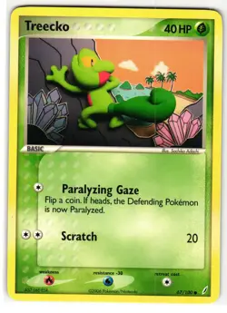 TREECKO 67/100 CRYSTAL GUARDIANS ENGLISH POKEMON TCG - Image 1