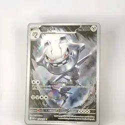 Pokemon TCG Steelix 150/132 ME01 Mega Evolution Stage 1 Holo Rare HP 200 - Image 1