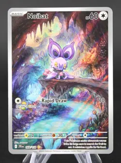 Pokemon SV09: Journey Together #169/159 Noibat NM - Image 1